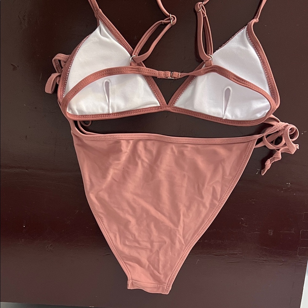 Pink Triangle Bikini Set - Picture 2 of 4